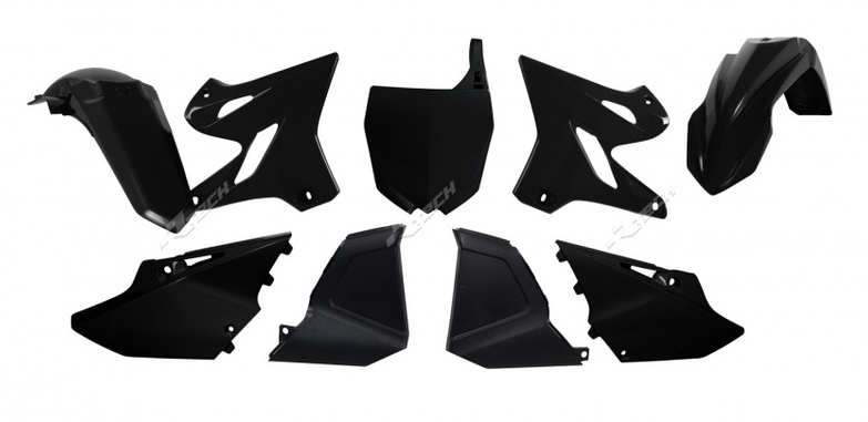 Комплект пластмаси RACETECH Plastic Kit Replica (2015) Black Yamaha YZ125 02-14 /250 03-21