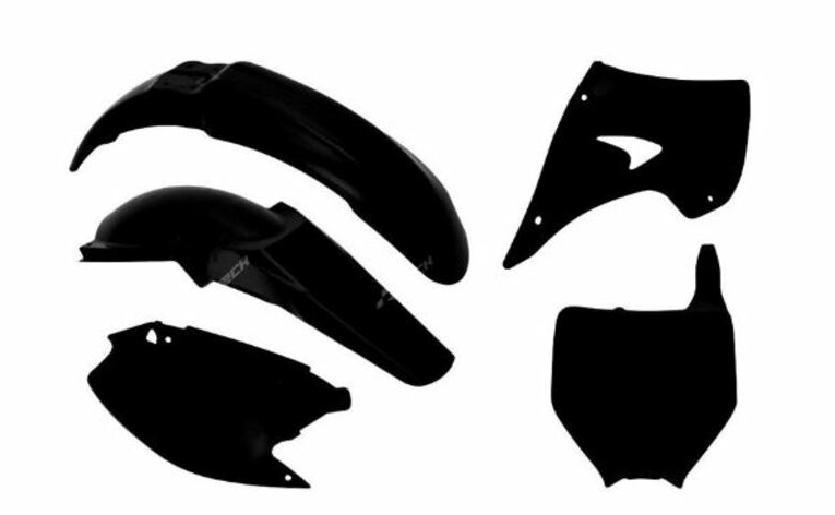 Комплект пластмаси RACETECH Plastics Kit Black Kawasaki KX125/250 03-08 (Black)