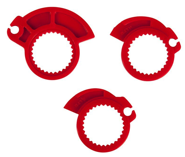 Ръкохватки RACETECH R20 Lock On Grips Half Waffle BETA 20 (Red)