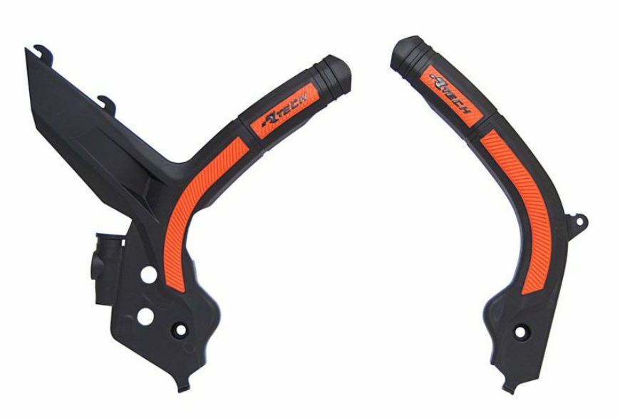 Протектор рама RACETECH Bi-material Frame Guard Black/Orange KTM 19-22