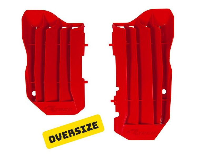Предпазители за радиатор RACETECH Oversize Radiator Cover CRF 450R/RX 17-20 (Red)