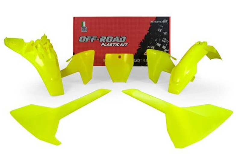 Комплект пластмаси RACETECH Plastic Kit Husqvarna TC 85 STD 18-24 (Neon Yellow)