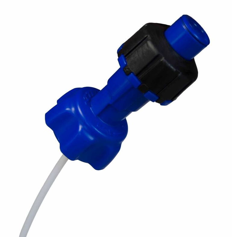 Адаптер за туба за гориво RACETECH Quick Fill Gas Can Conversion Kit (Blue)