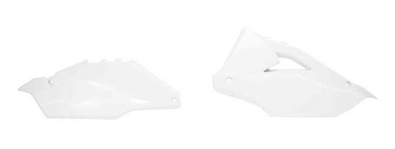 Странични панели RACETECH Side Panels White Kawasaki KXF 250 21/24 / KXF 450 19-23