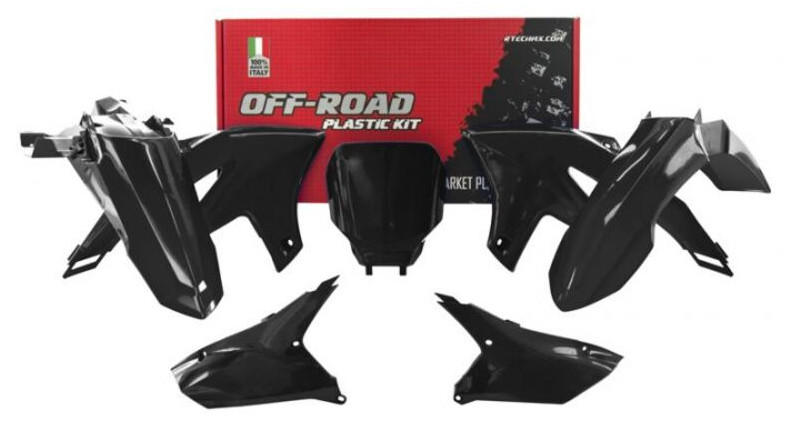 Комплект пластмаси RACETECH Plastic Kit 6 Pieces GASGAS EX/MC 24-25 (Black)