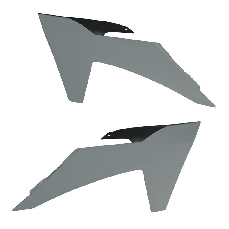 Пластмасови капаци за радиатор RACETECH Radiator Scoops KTM 23-24 (Grey)