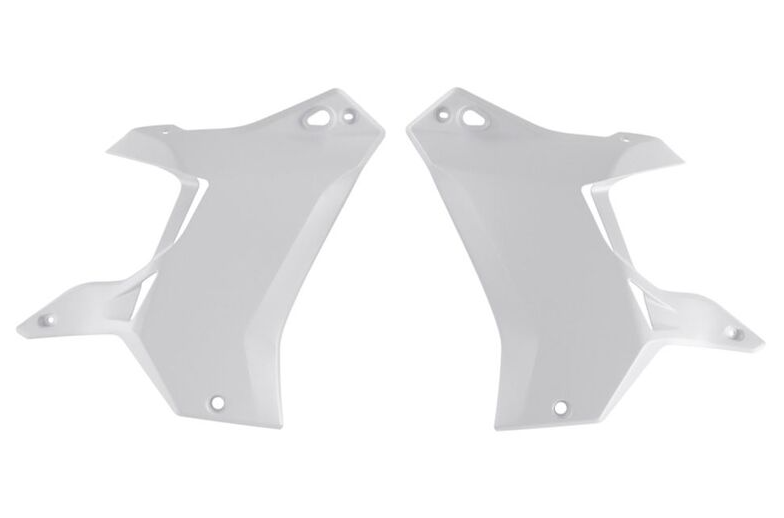 Пластмасови капаци за радиатор RACETECH T7 Revolution Radiator Covers Yamaha Tenere 700 19-24 (White)