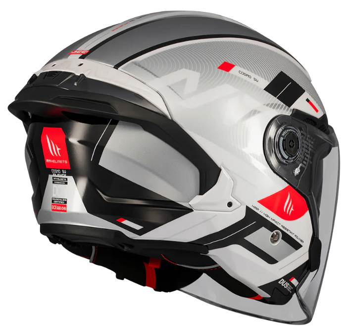 Скутер каска MT COSMO SV SILENCE A2 GREY GLOSS