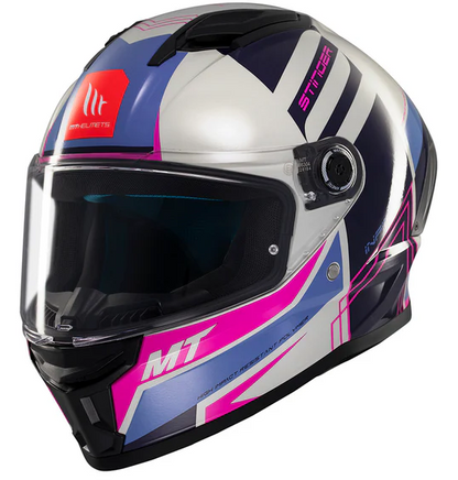 Каска MT STINGER 2 TRON C8 GLOSS PINK