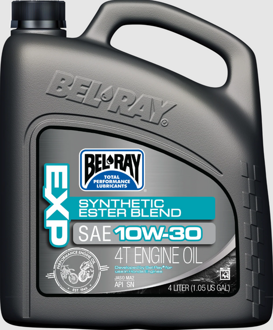 Масло BEL-RAY EXP Synthetic Ester Blend 4T 10W-30 4L