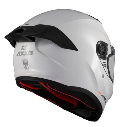 Каска AXXIS FENIX SOLID WHITE GLOSS