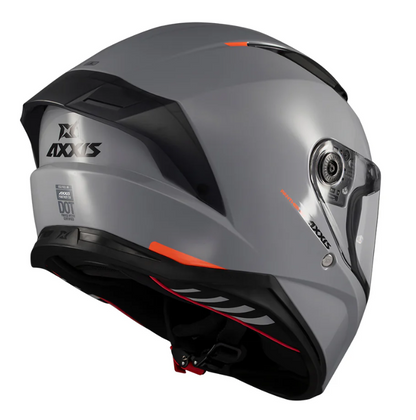 Каска AXXIS PANTHER SV SOLID A12 GREY GLOSS