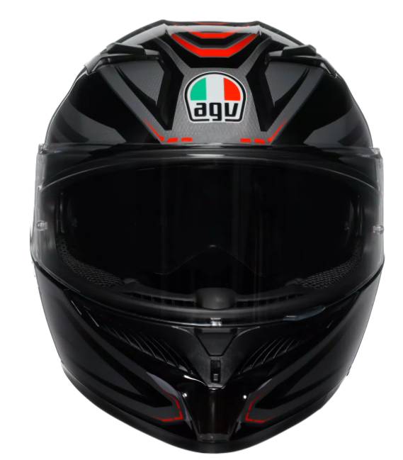 КАСКА AGV K3 E2206 - SYTH BLACK/RED