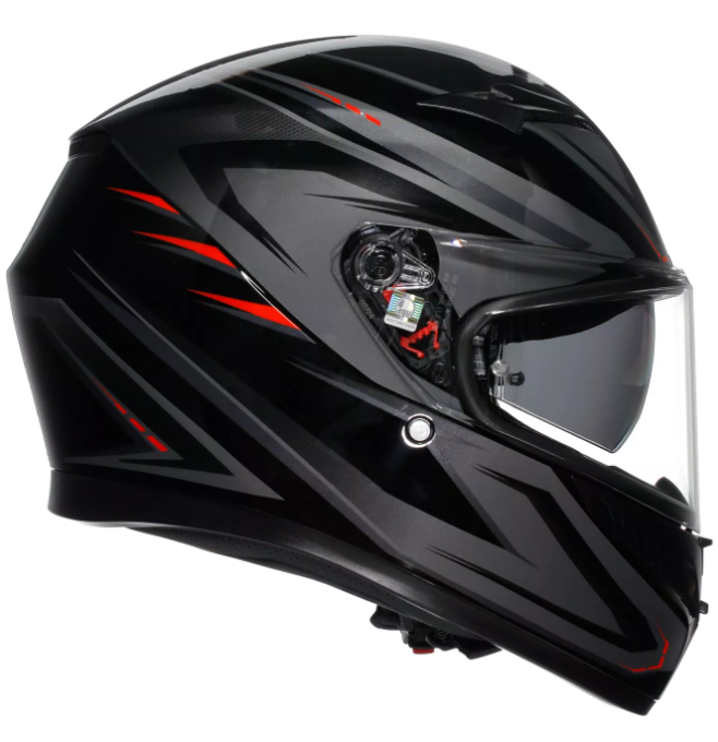 КАСКА AGV K3 E2206 - SYTH BLACK/RED
