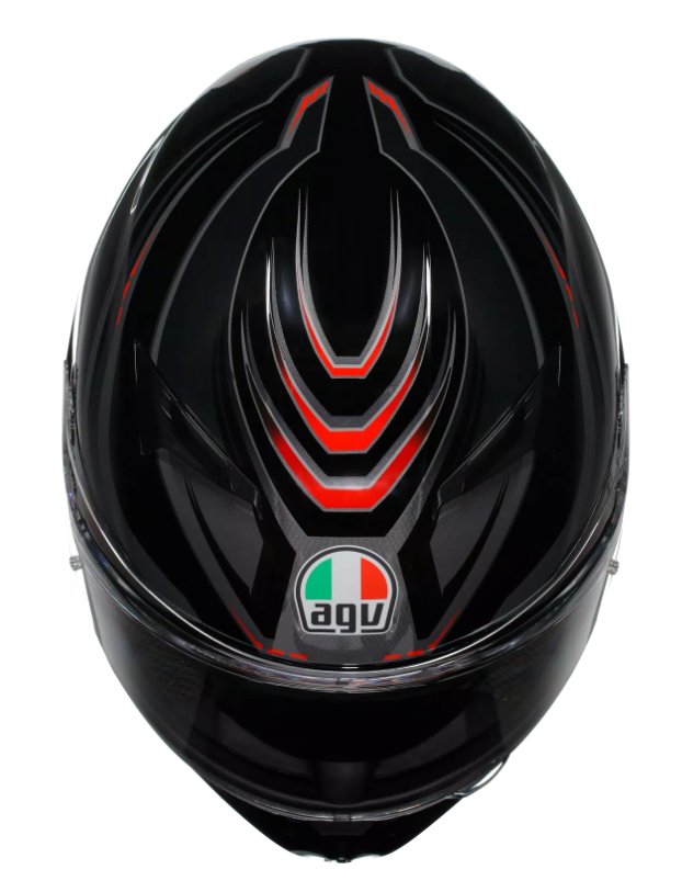 КАСКА AGV K3 E2206 - SYTH BLACK/RED