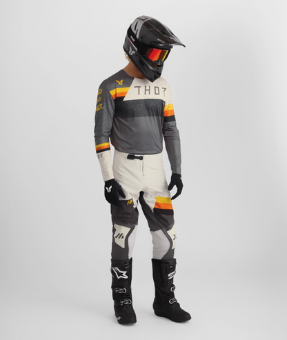 Мотокрос джърси THOR SPORTMODE LEAGUE CHAR/WHT