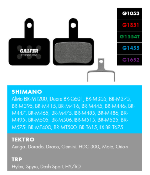 Вело спирачни накландки GALFER BIKE FD293G1053 PERFORMANCE Brake Pad