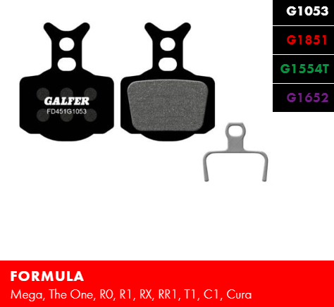 Вело спирачни накландки GALFER BIKE FD451G1053 PERFORMANCE Brake Pad