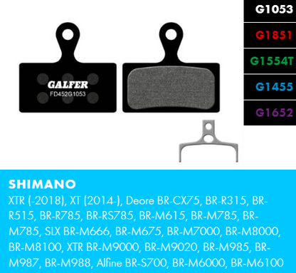 Вело спирачни накландки GALFER BIKE FD452G1053 PERFORMANCE Brake Pad