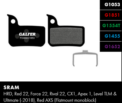 Вело спирачни накландки GALFER BIKE FD469G1053 PERFORMANCE Brake Pad