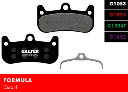 Вело спирачни накландки GALFER BIKE FD531G1053 PERFORMANCE Brake Pad