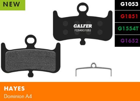 Вело спирачни накландки GALFER BIKE FD549G1053 PERFORMANCE Brake Pad