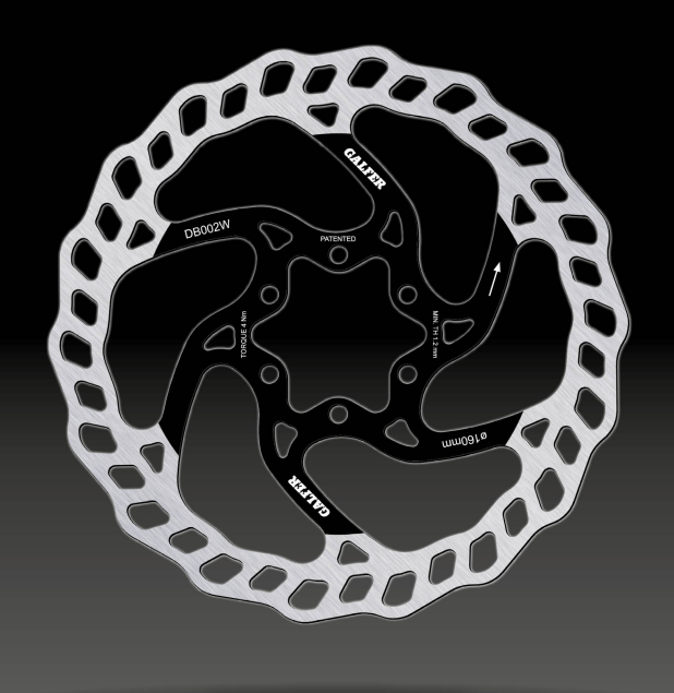 Вело спирачен диск GALFER BIKE MTB DISC WAVE Ø160X1.8MM Brake Disc