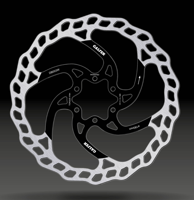 Вело спирачен диск GALFER BIKE MTB DISC WAVE Ø180X1.8MM Brake Disc