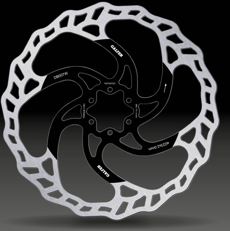 Вело спирачен диск GALFER BIKE MTB DISC WAVE Ø223X2.00MM Brake Disc