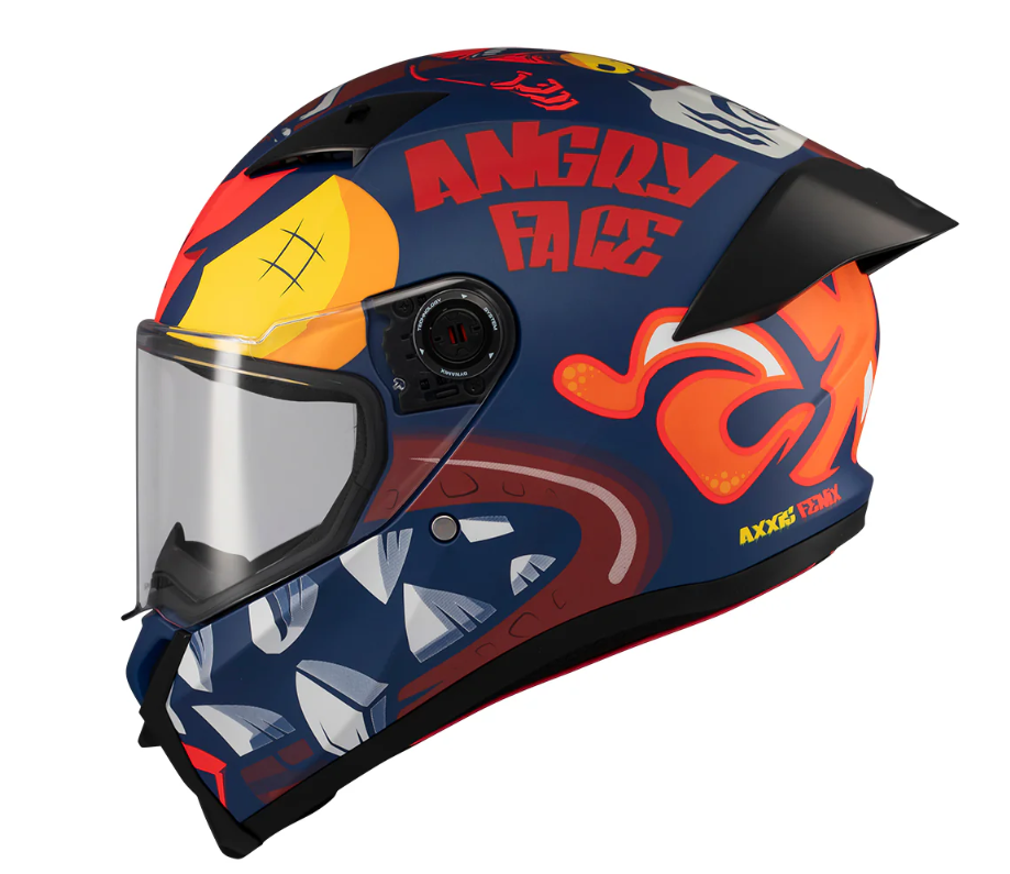 Каска AXXIS FENIX ANGRY FACE C5 MATT