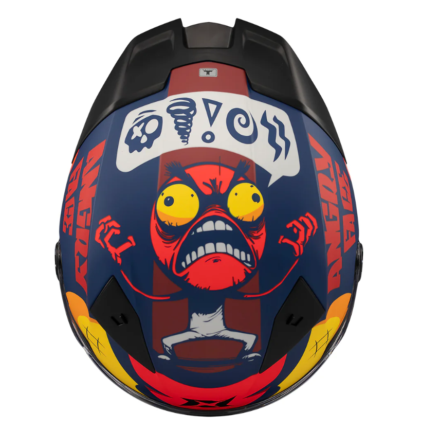 Каска AXXIS FENIX ANGRY FACE C5 MATT