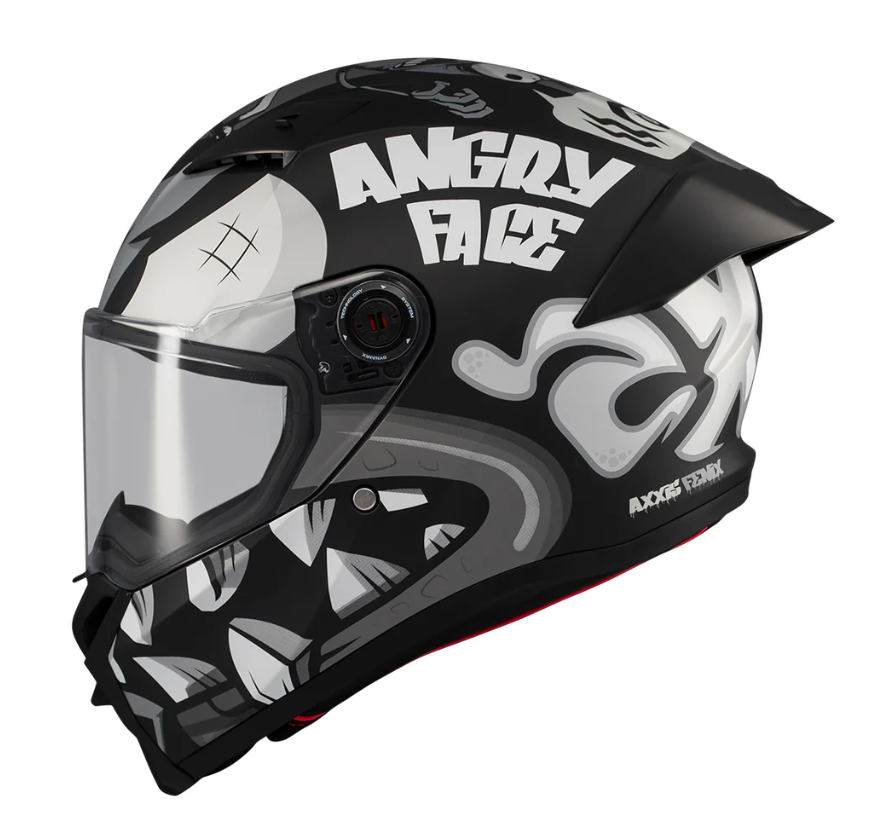 Каска AXXIS FENIX ANGRY FACE B2 MATT