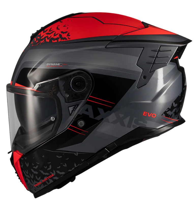 Каска AXXIS HAWK EVO SV DARK JUSTICE C4 MATT