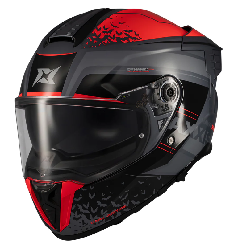 Каска AXXIS HAWK EVO SV DARK JUSTICE C4 MATT