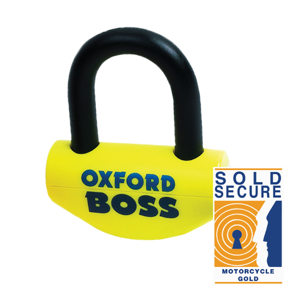 Дискова ключалка OXFORD Big Boss - Ø16 мм, жълта