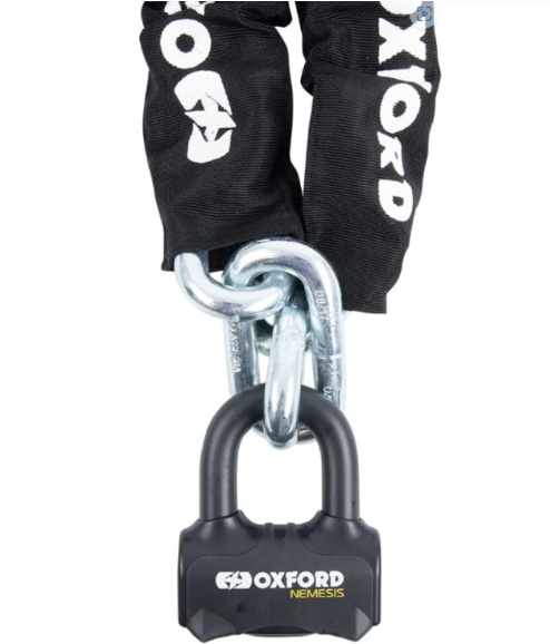 Верижна ключалка OXFORD Nemesis 16 мм с верига 2.0 м