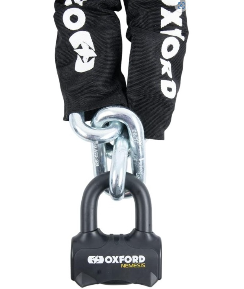 Верижна ключалка OXFORD Nemesis 16 мм с верига 1,2 м