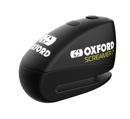 Заключване за диск OXFORD Screamer 7 - Ø7 мм, черно