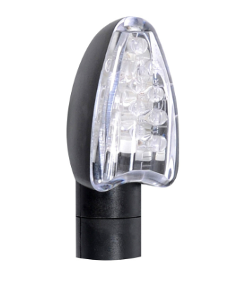 OXFORD мигачи Signal 14 LED черен корпус,прозрачна леща,предни/задни (вкл. 2 резистора)