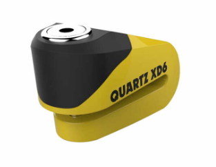 Заключване за диск OXFORD Quartz XD6 - Ø6 мм жълто/черно