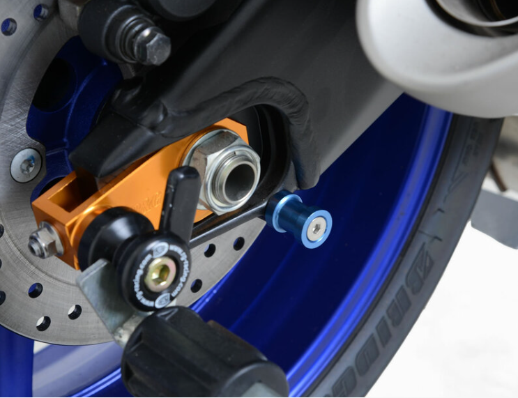 Адаптери за стойка R&amp;G RACING Stand Bobbins M10 Blue KAWASAKI
