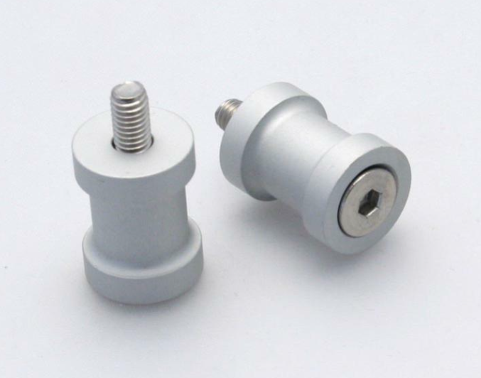Адаптери за стойка R&amp;G RACING Stand Bobbins M10 SILVER KAWASAKI
