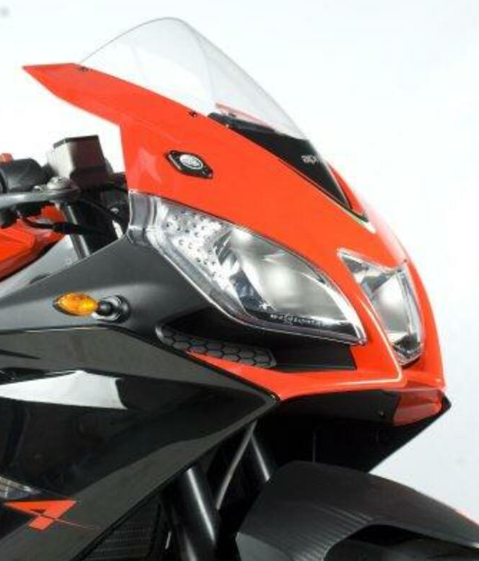 Плоча за огледала R&amp;G RACING Mirror Blanking Plate - Black Aprilia RS4 125/RSV4 RR/RF