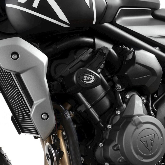 Краш тапи R&amp;G RACING Aero Crash Protectors - White Triumph Trident 660 21-26