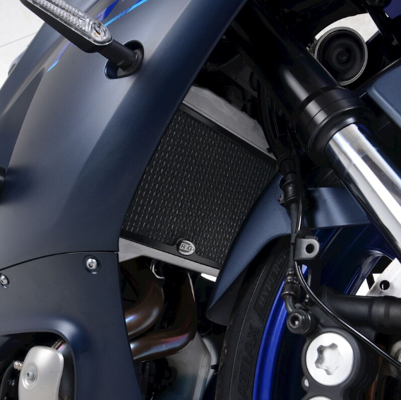 Протектор за радиатор R&amp;G RACING Radiator Guard Black AL - Yamaha R7