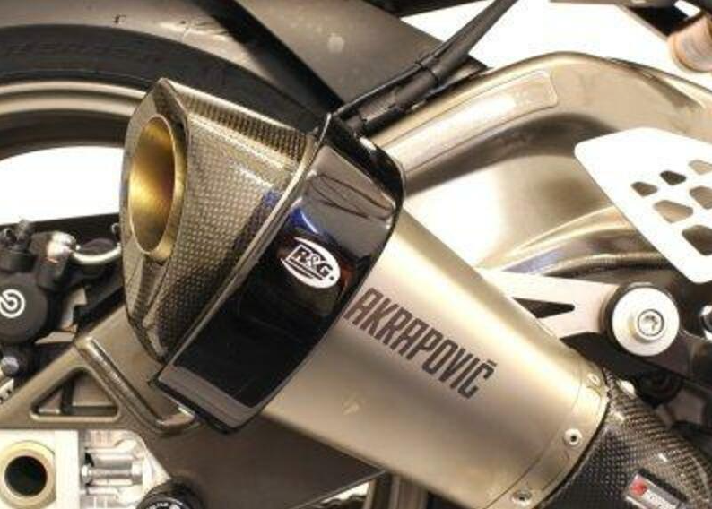 Протектор за генерация R&amp;G RACING Exhaust Guard Black Akrapovic Hexagonal Muffler
