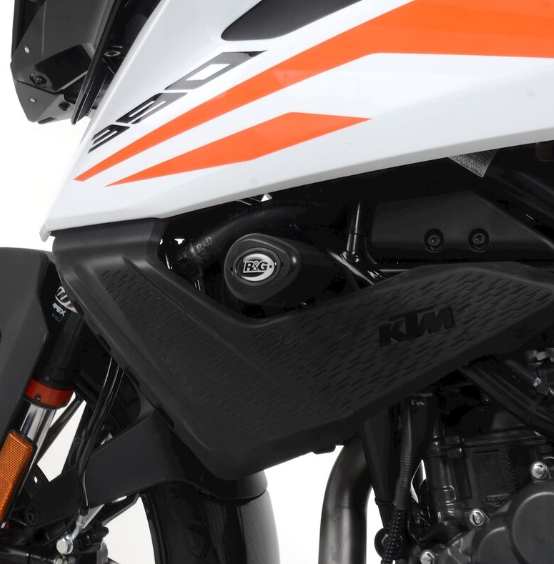 Краш тапи R&amp;G RACING Aero Crash Protectors - White KTM 390 Adventure