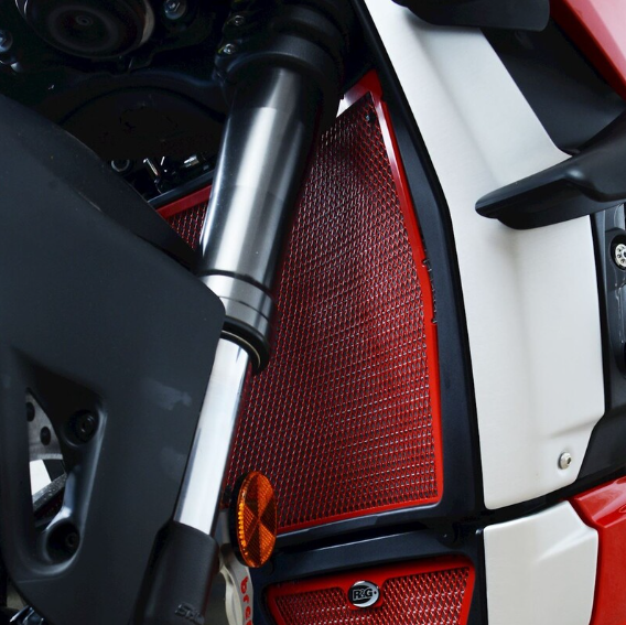 Протектор за радиатор R&amp;G RACING Radiator Guard Titanium - Ducati Panigale V2/Streetfighter V2