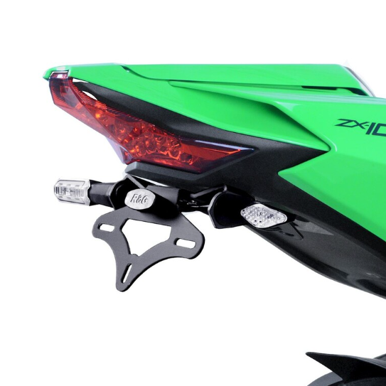 Стойка за номер R&amp;G RACING Licence Plate Holder - Black Kawasaki Ninja ZX-10R/RR