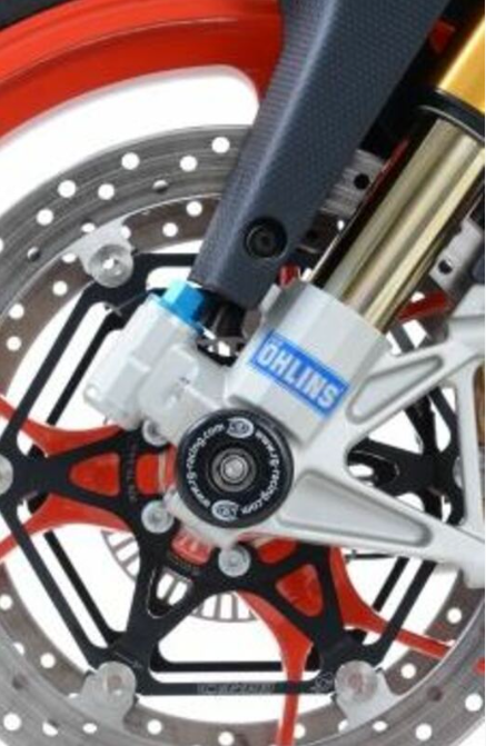 Краш тапи за ост R&amp;G RACING black fork protection Aprilia Tuono V4